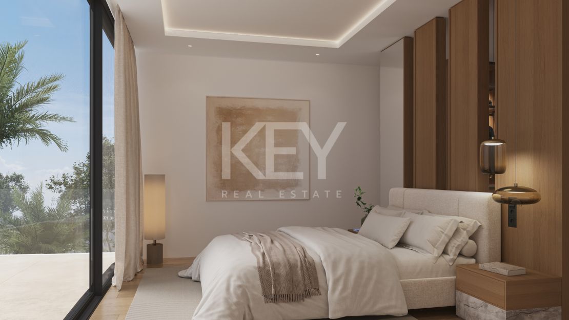 Contemporary villa with rooftop terrace and wellness amenities in Monte Biarritz, Estepona East