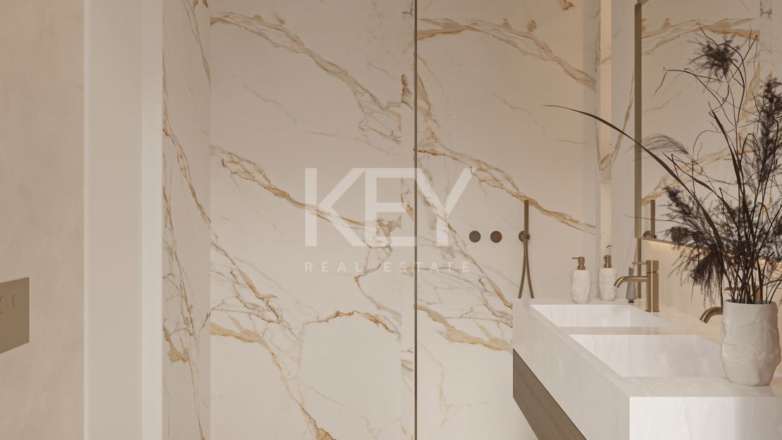 Contemporary villa with rooftop terrace and wellness amenities in Monte Biarritz, Estepona East