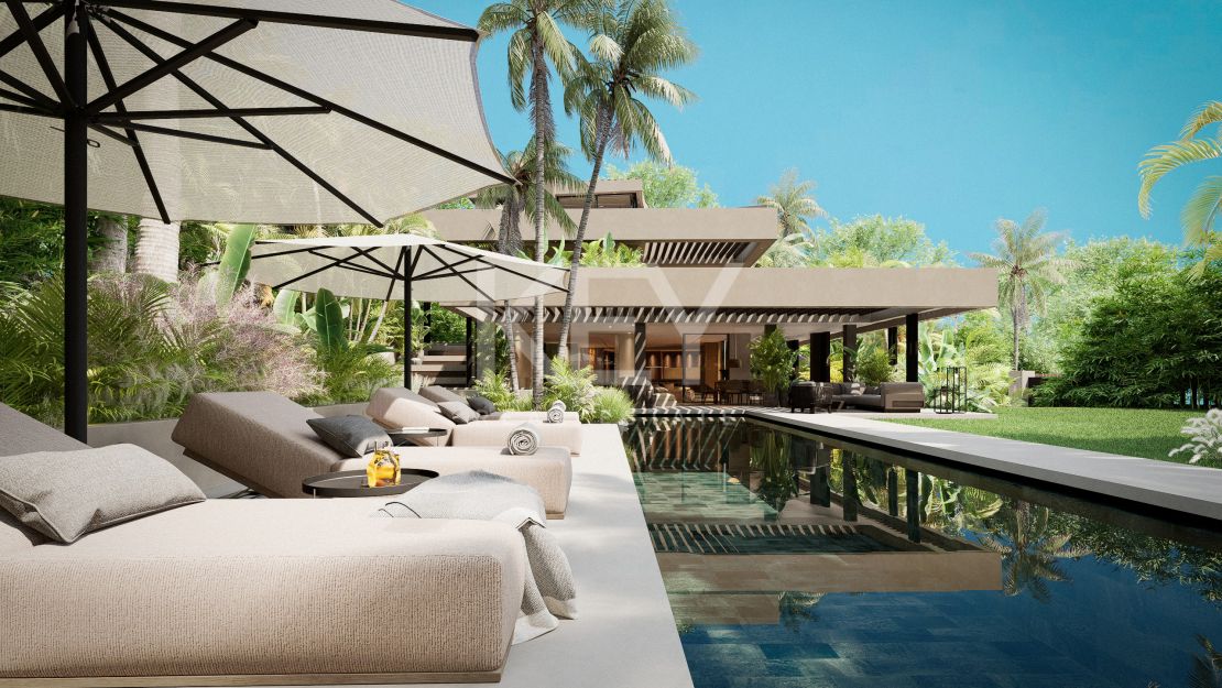 Contemporary elegant villa with fulll privacy in Nueva Andalucia, Marbella