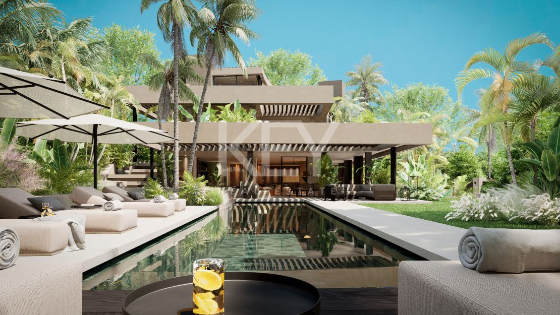 Contemporary elegant villa with fulll privacy in Nueva Andalucia, Marbella