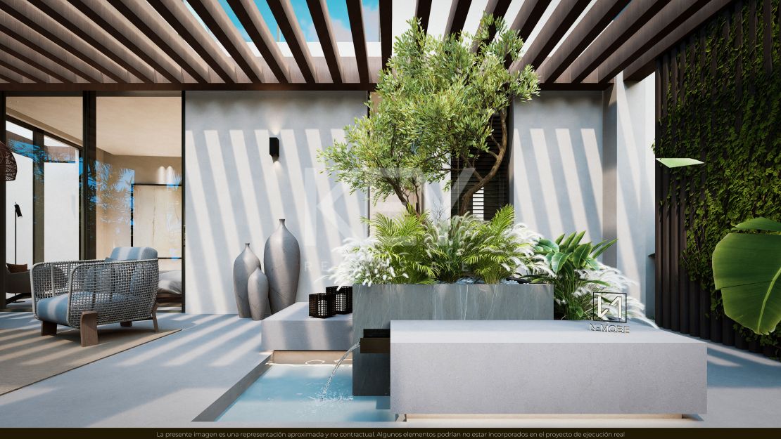 Contemporary elegant villa with fulll privacy in Nueva Andalucia, Marbella