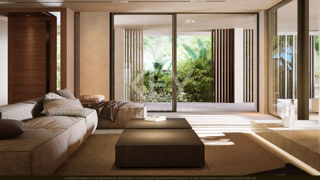 Contemporary elegant villa with fulll privacy in Nueva Andalucia, Marbella