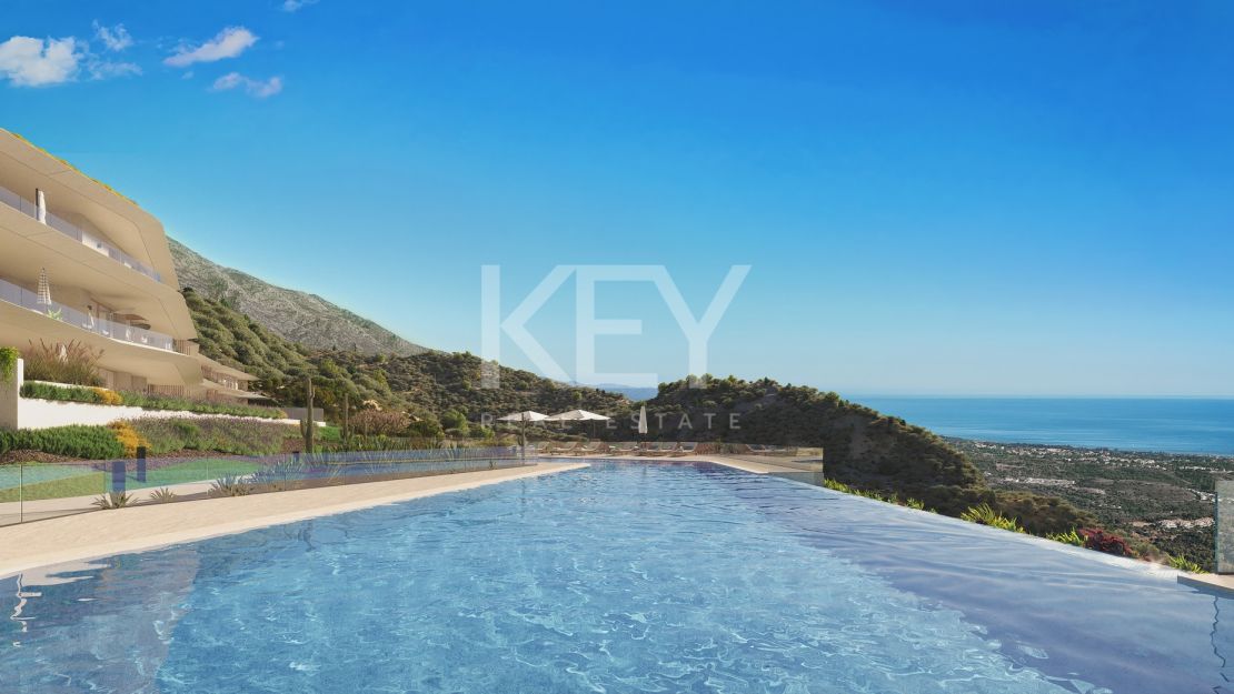 Дизайнерский пентхаус с частным бассейном на крыше и панорамными видами в Real de La Quinta, Бенахавис