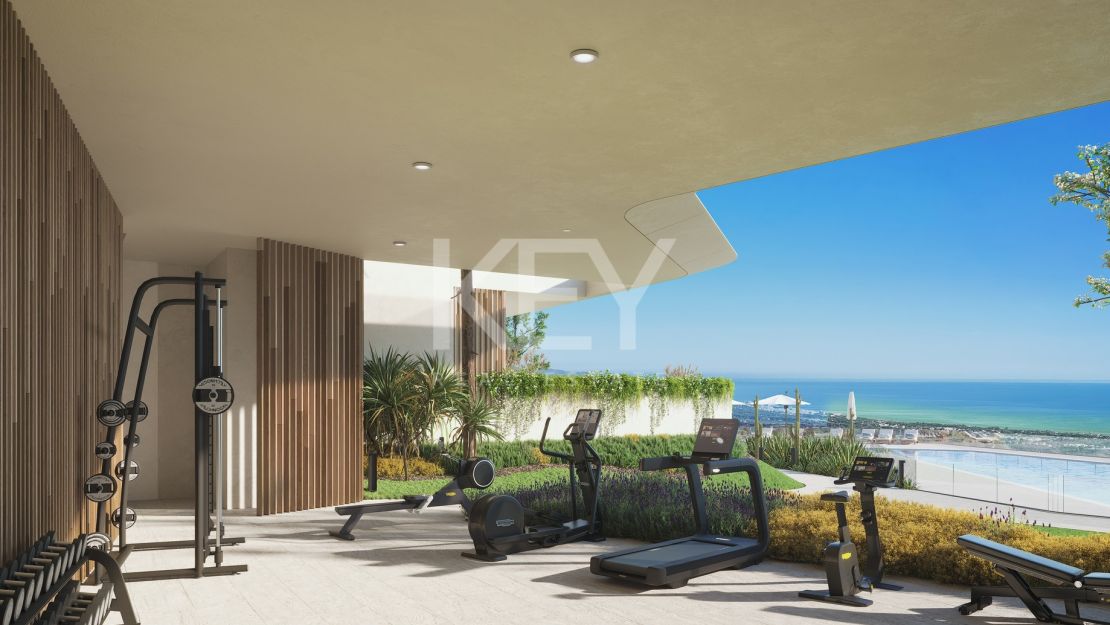 Дизайнерский пентхаус с частным бассейном на крыше и панорамными видами в Real de La Quinta, Бенахавис