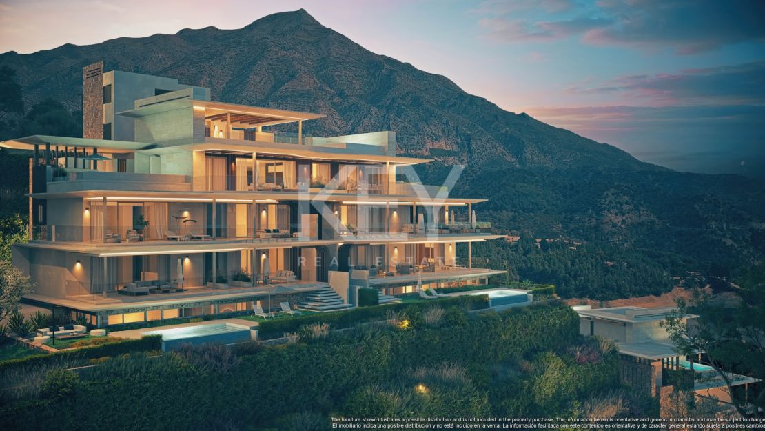 Пентхаус с частным бассейном и элегантным комфортом в Real de La Quinta, Бенахавис