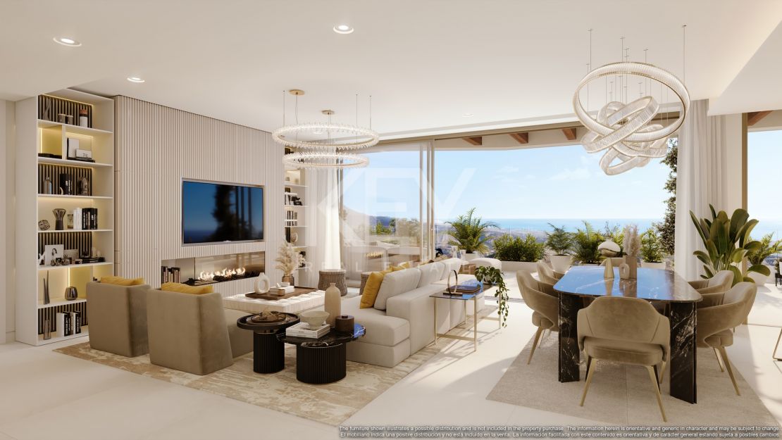 Пентхаус с частным бассейном и элегантным комфортом в Real de La Quinta, Бенахавис