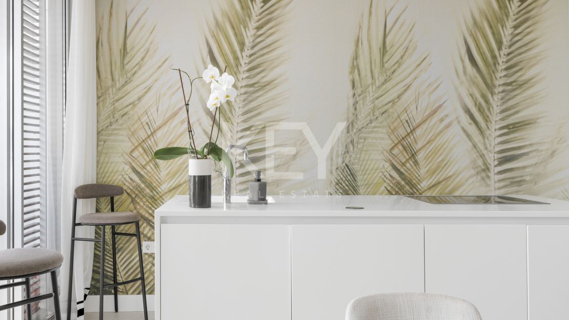 Квартира на первой линии моря с панорамным видом на море и эксклюзивными удобствами в Эстепоне