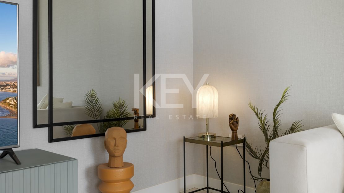 Квартира на первой линии моря с панорамным видом на море и эксклюзивными удобствами в Эстепоне