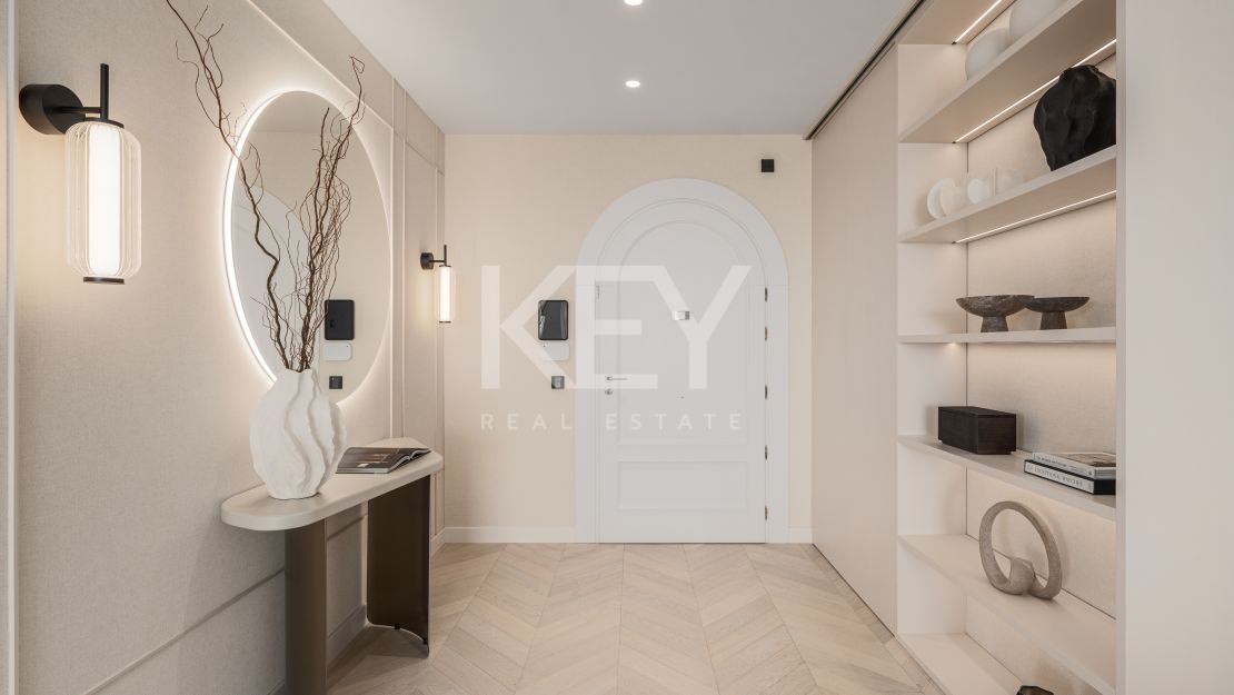 Элегантные апартаменты с четырьмя спальнями и панорамным видом на море в Ла Серкилья, Нуэва Андалусия