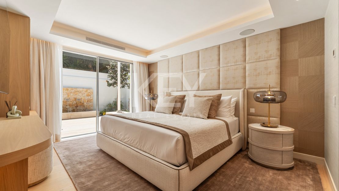 Villa de diseño con estilo mediterráneo orgánico en Nueva Andalucía, Marbella