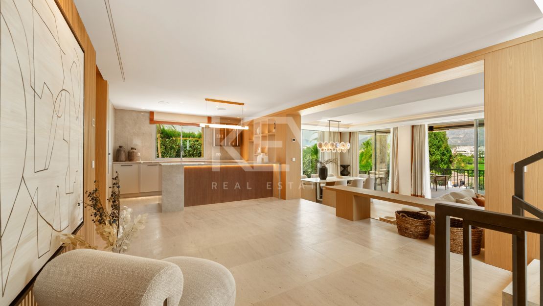 Villa de diseño con estilo mediterráneo orgánico en Nueva Andalucía, Marbella