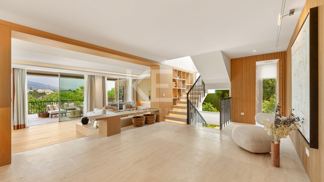 Villa de diseño con estilo mediterráneo orgánico en Nueva Andalucía, Marbella