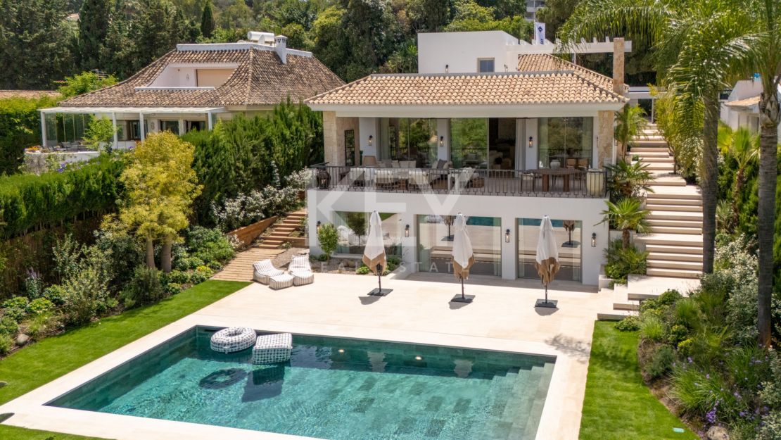 Designer villa with organic Mediterranean style in Nueva Andalucía, Marbella
