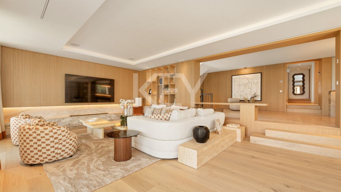 Villa de diseño con estilo mediterráneo orgánico en Nueva Andalucía, Marbella