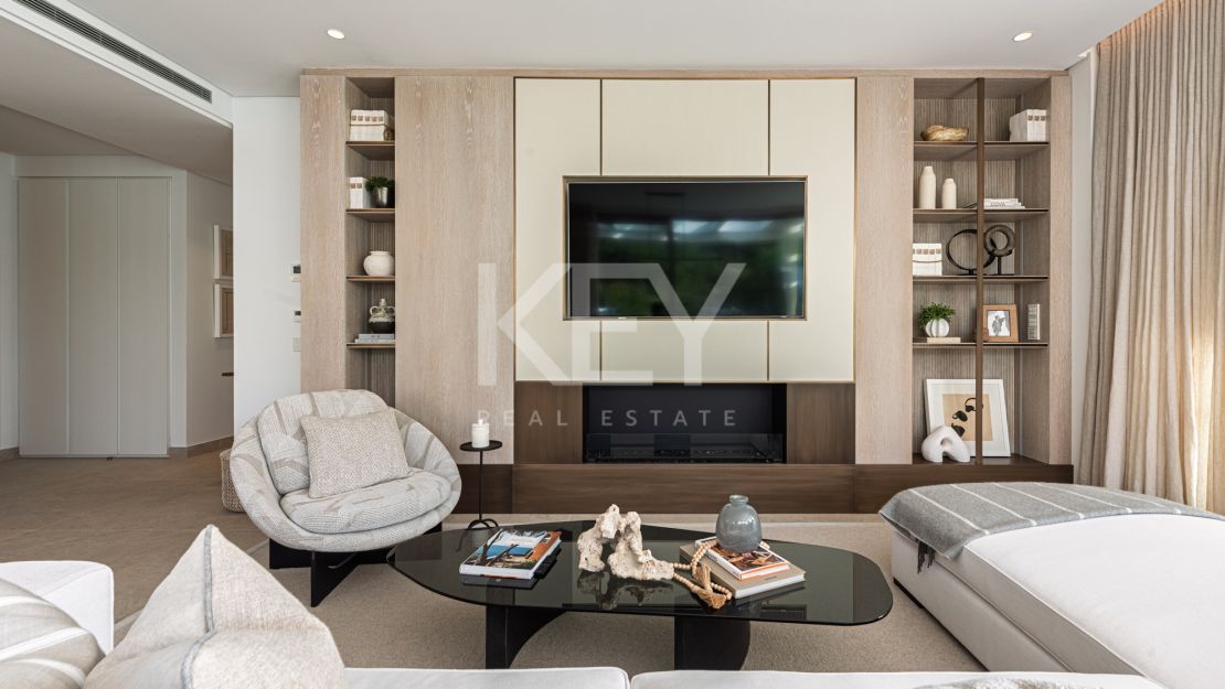 Modern ground floor apartment with panoramic views in The View Marbella, Benahavis