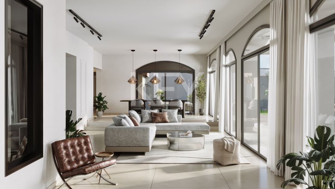 Panoramic view villa with full privacy and modern comfort in Altos de La Quinta, Benahavis