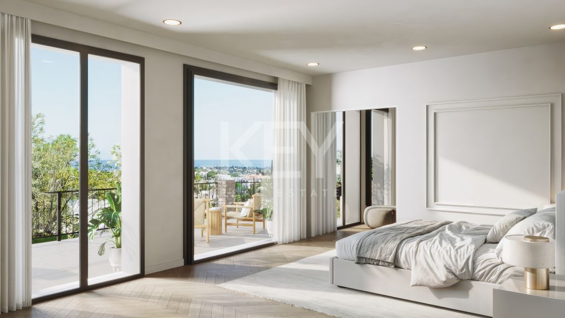 Panoramic view villa with full privacy and modern comfort in Altos de La Quinta, Benahavis