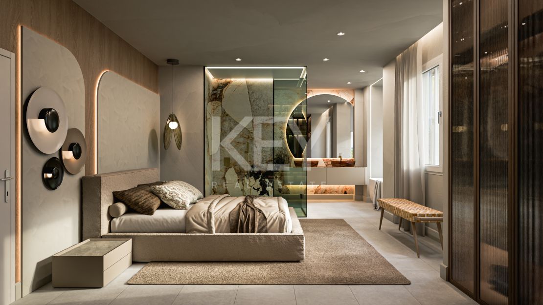 Отремонтированные апартаменты с видом на море на первой линии пляжа в Лос-Монтерос-Палм-Бич