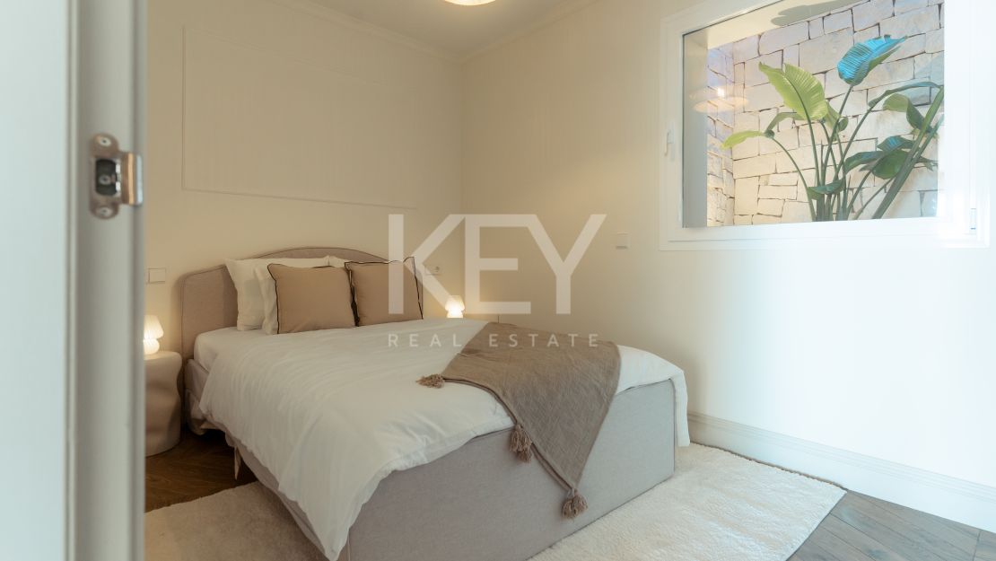 Scandinavian-inspired duplex apartment with sea views in a peaceful hilltop setting in Monte Halcones, Benahavis