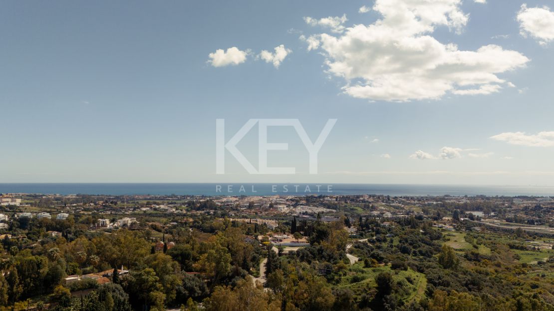 Scandinavian-inspired duplex apartment with sea views in a peaceful hilltop setting in Monte Halcones, Benahavis