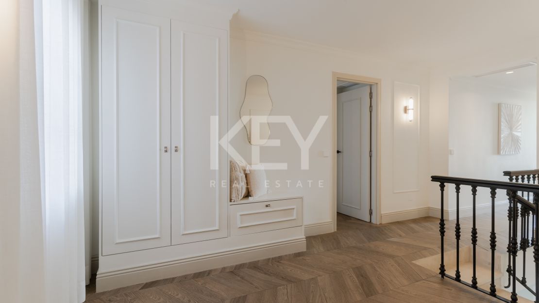 Scandinavian-inspired duplex apartment with sea views in a peaceful hilltop setting in Monte Halcones, Benahavis