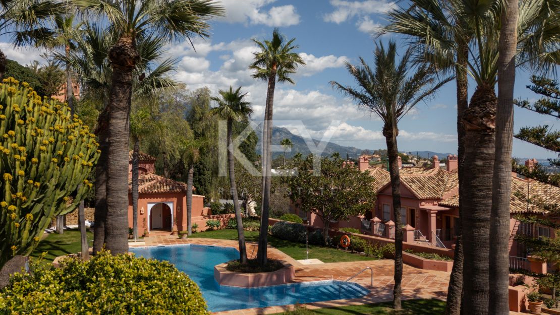 Scandinavian-inspired duplex apartment with sea views in a peaceful hilltop setting in Monte Halcones, Benahavis