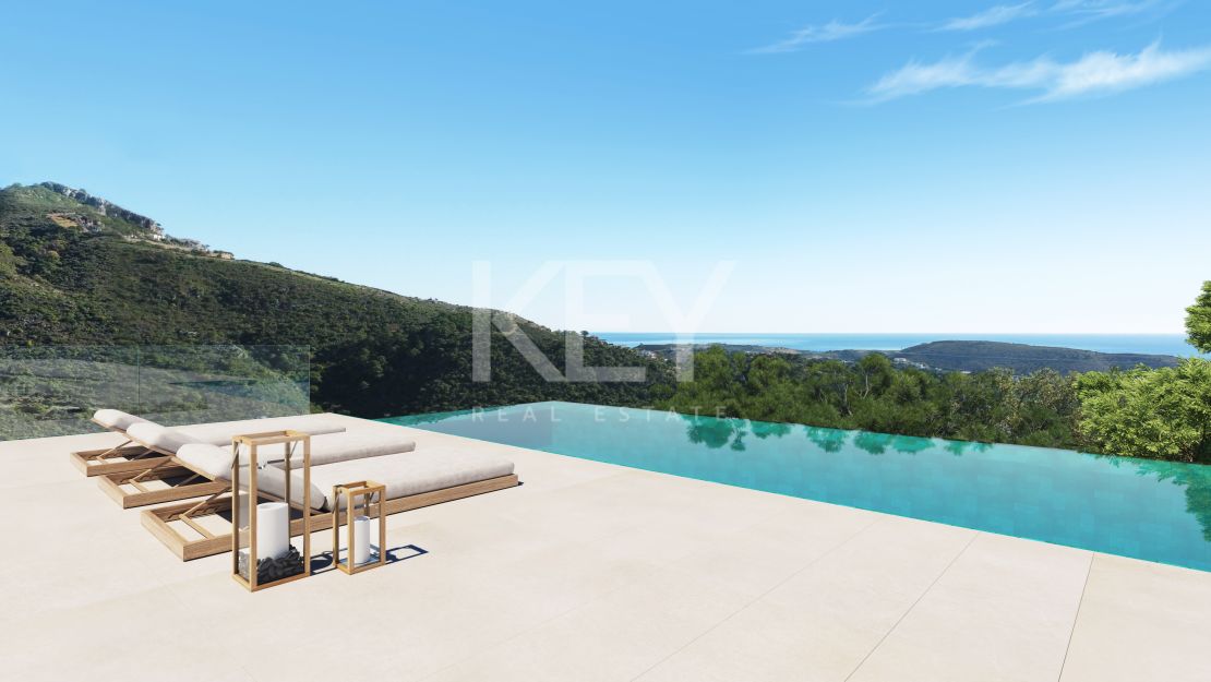 Modern eco-friendly Villa with sea views & investment potential in Monte Mayor, Benahavís