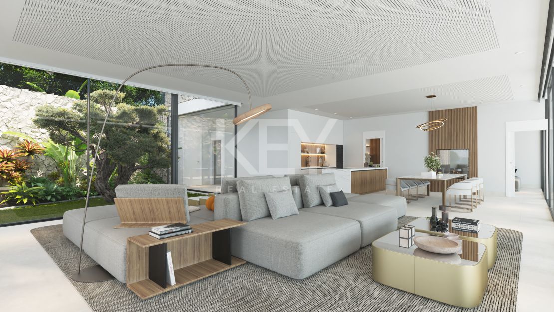 Modern eco-friendly Villa with sea views & investment potential in Monte Mayor, Benahavís