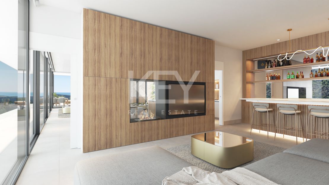 Modern eco-friendly Villa with sea views & investment potential in Monte Mayor, Benahavís