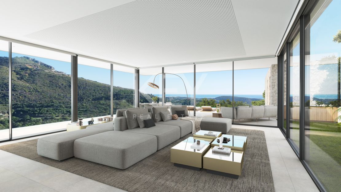 Modern eco-friendly Villa with sea views & investment potential in Monte Mayor, Benahavís