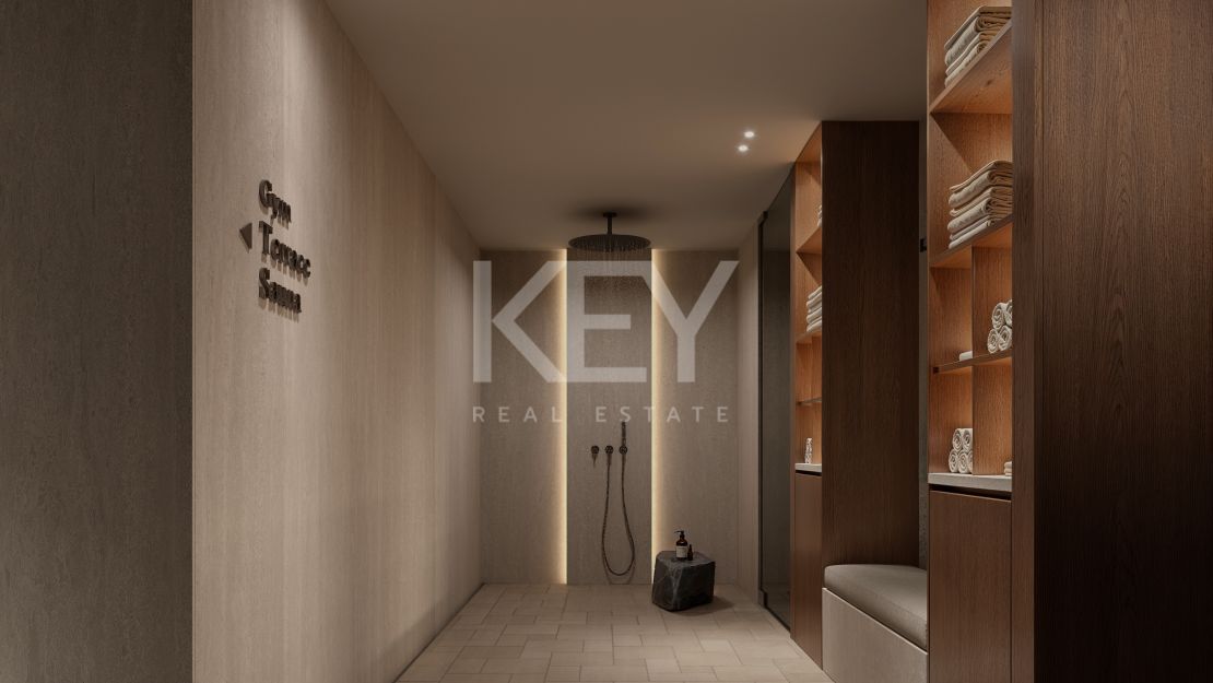 Элегантная дизайнерская вилла с видом на море и частным СПА в Нуэва Андалусия