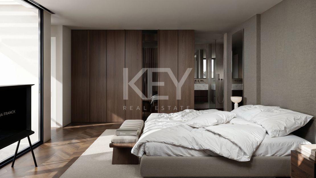 Элегантная дизайнерская вилла с видом на море и частным СПА в Нуэва Андалусия