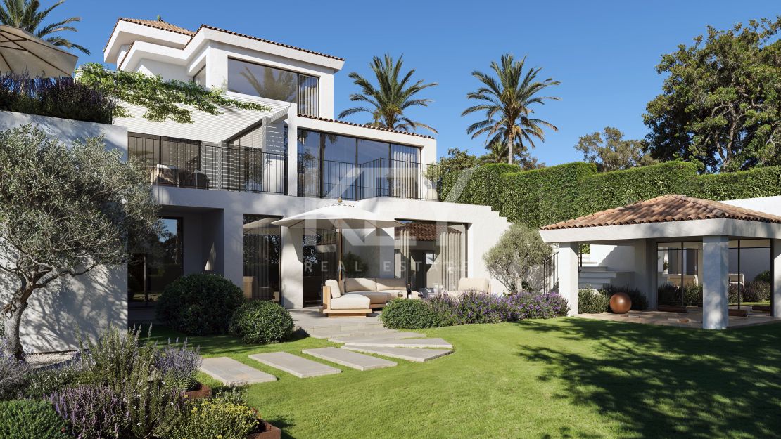 Элегантная дизайнерская вилла с видом на море и частным СПА в Нуэва Андалусия