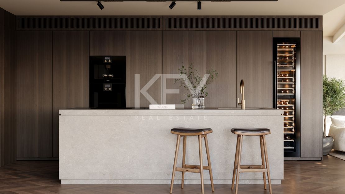 Элегантная дизайнерская вилла с видом на море и частным СПА в Нуэва Андалусия