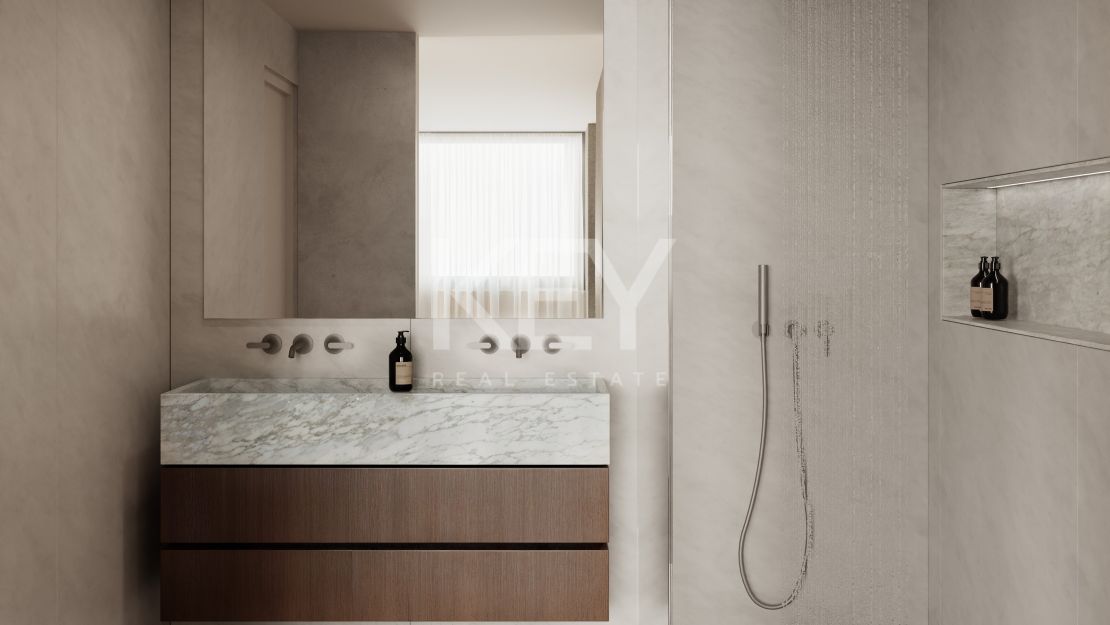 Элегантная дизайнерская вилла с видом на море и частным СПА в Нуэва Андалусия