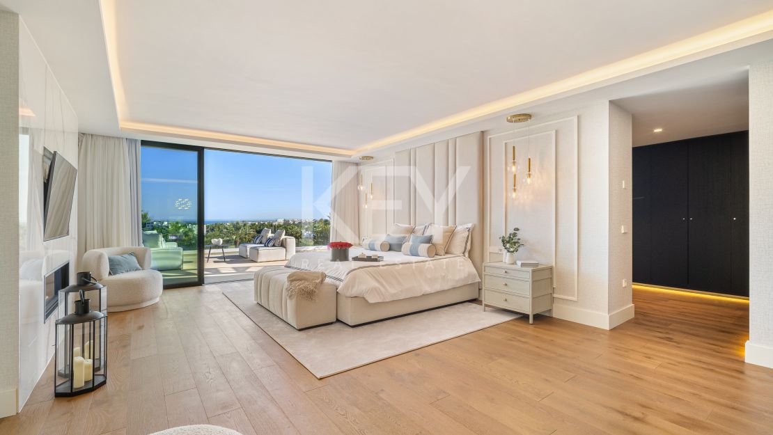 Villa contemporánea de lujo en primera línea de golf en Los Naranjos, Nueva Andalucía