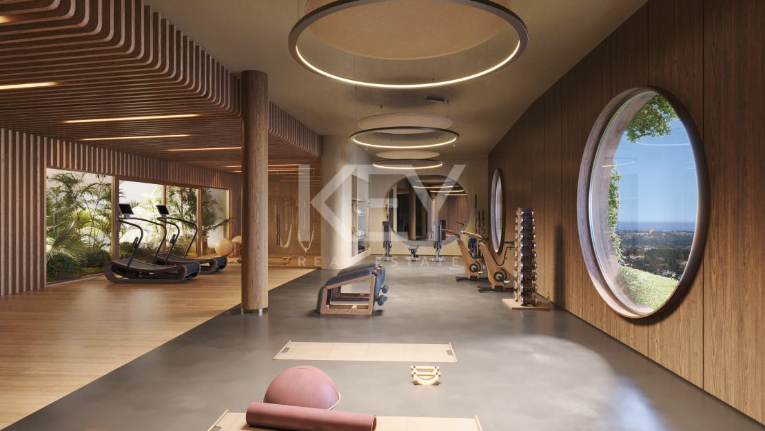 Панорамный пентхаус с частным бассейном в элитном закрытом комплексе в Ла Кинта, Бенахавис