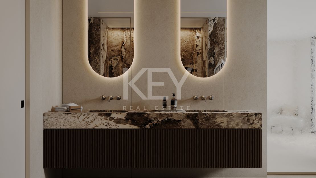 Панорамный пентхаус с частным бассейном в элитном закрытом комплексе в Ла Кинта, Бенахавис