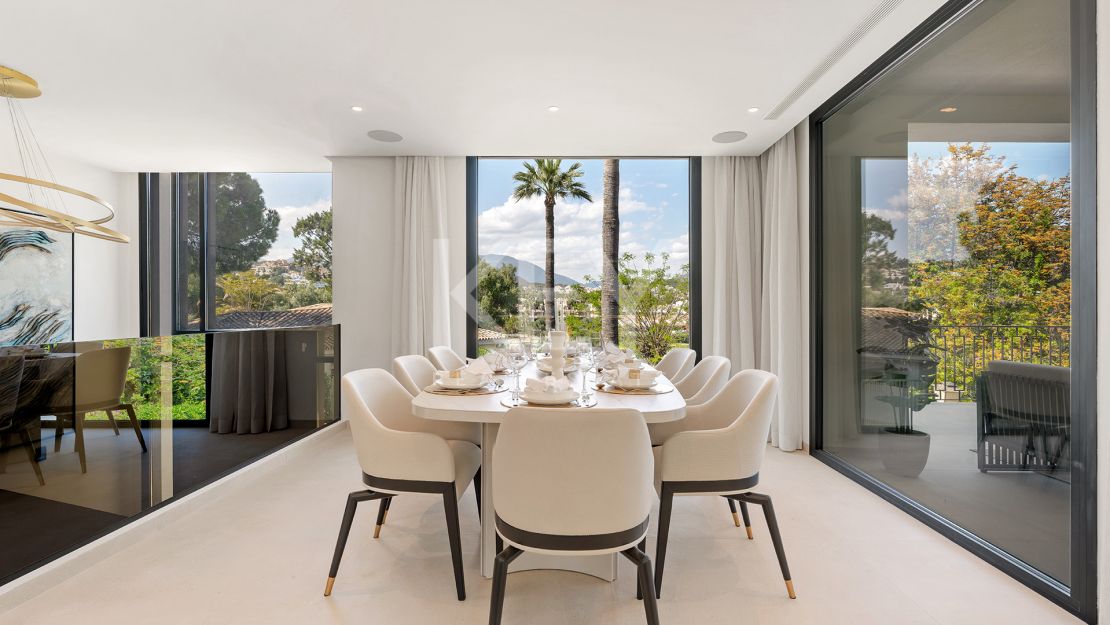 Андалузская вилла с видом на Ла Конча в Лас-Брисас, Нуэва Андалусия