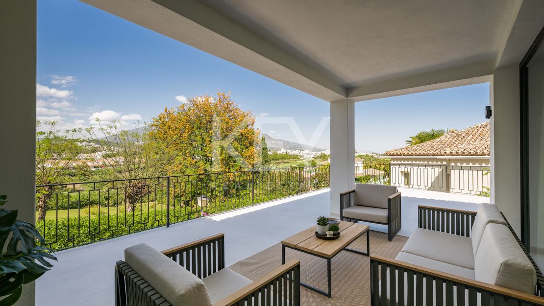 Андалузская вилла с видом на Ла Конча в Лас-Брисас, Нуэва Андалусия