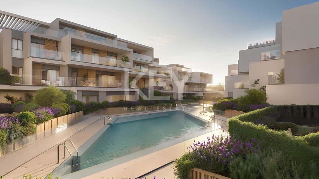 Apartamento contemporáneo en prestigiosa urbanización cerca de Puerto Banus en Nueva Andalucía