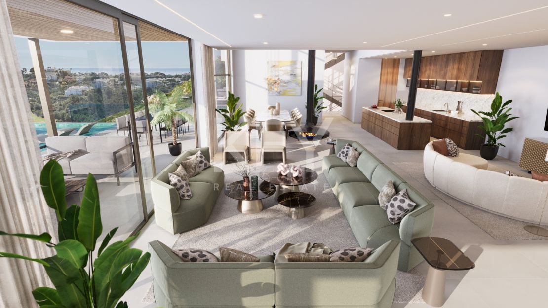 Exclusive contemporary villa with breathtaking views in El Madroñal, Benahavís