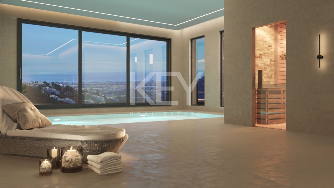 Ультрасовременная вилла с панорамным видом в Эль-Мадроньяле, Бенахавис