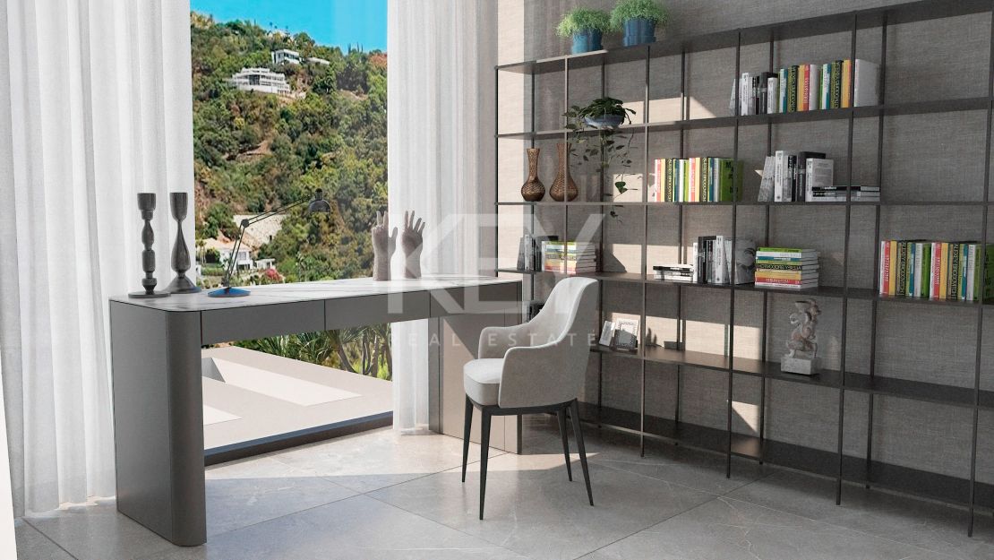 Ультрасовременная вилла с панорамным видом в Эль-Мадроньяле, Бенахавис