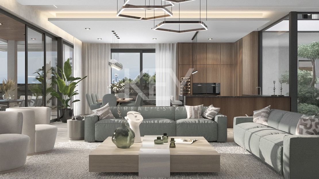 Ультрасовременная вилла с панорамным видом в Эль-Мадроньяле, Бенахавис