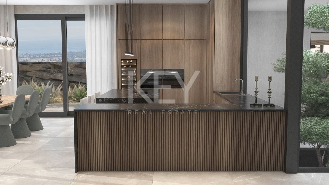 Ультрасовременная вилла с панорамным видом в Эль-Мадроньяле, Бенахавис