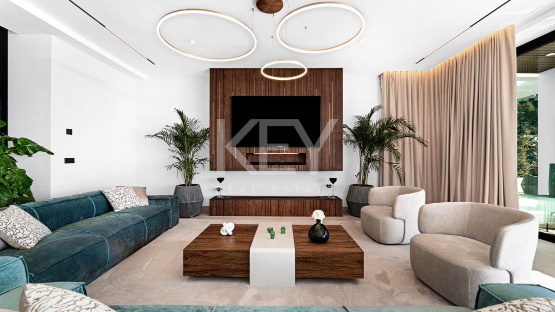 Ultra-modern villa with panoramic views in El Madroñal, Benahavís