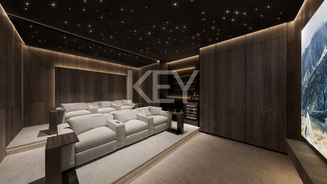 Вневременная средиземноморская элегантность с полным спа и видом на море в Сьерра-Бланка, Марбелья