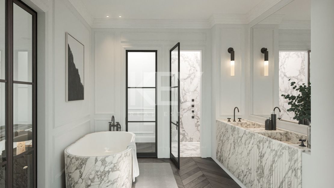 Вневременная средиземноморская элегантность с полным спа и видом на море в Сьерра-Бланка, Марбелья