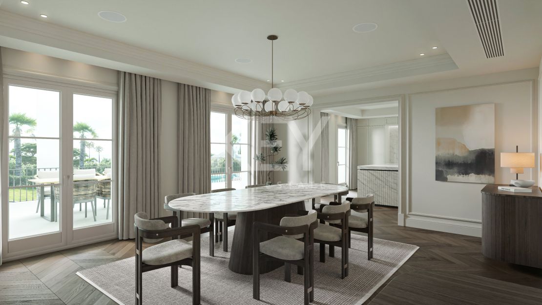 Вневременная средиземноморская элегантность с полным спа и видом на море в Сьерра-Бланка, Марбелья